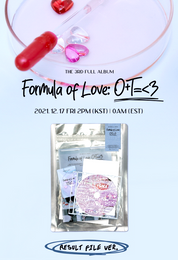 TWICE Vol.3 Album "Formula of Love O+T=<3" (Result File Ver.)