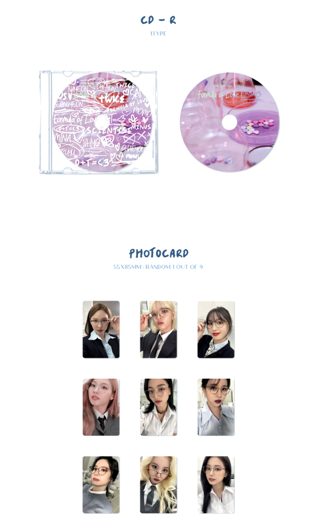 TWICE Vol.3 Album "Formula of Love O+T=<3" (Result File Ver.)