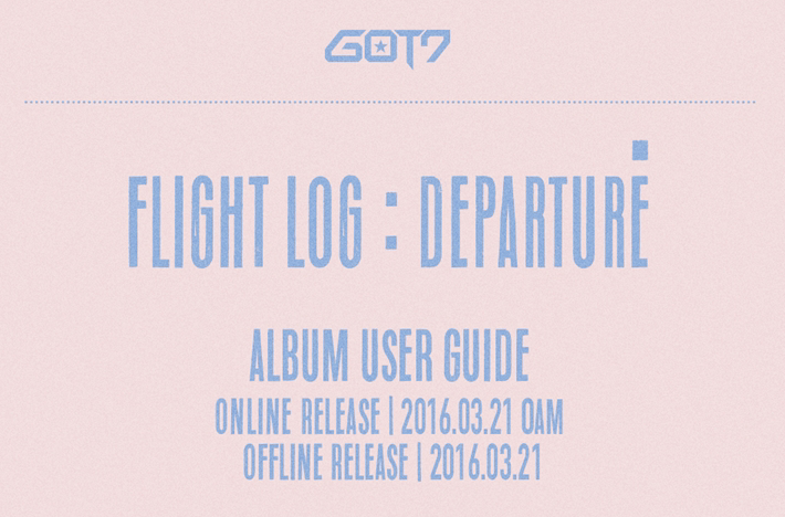 Got7 Mini Album Flight Log: Departure