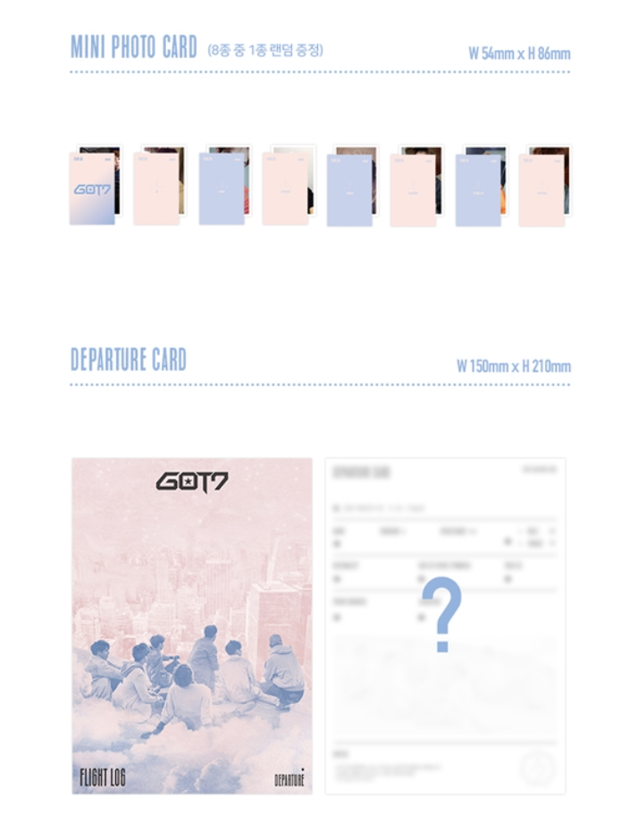 Got7 Mini Album Flight Log: Departure