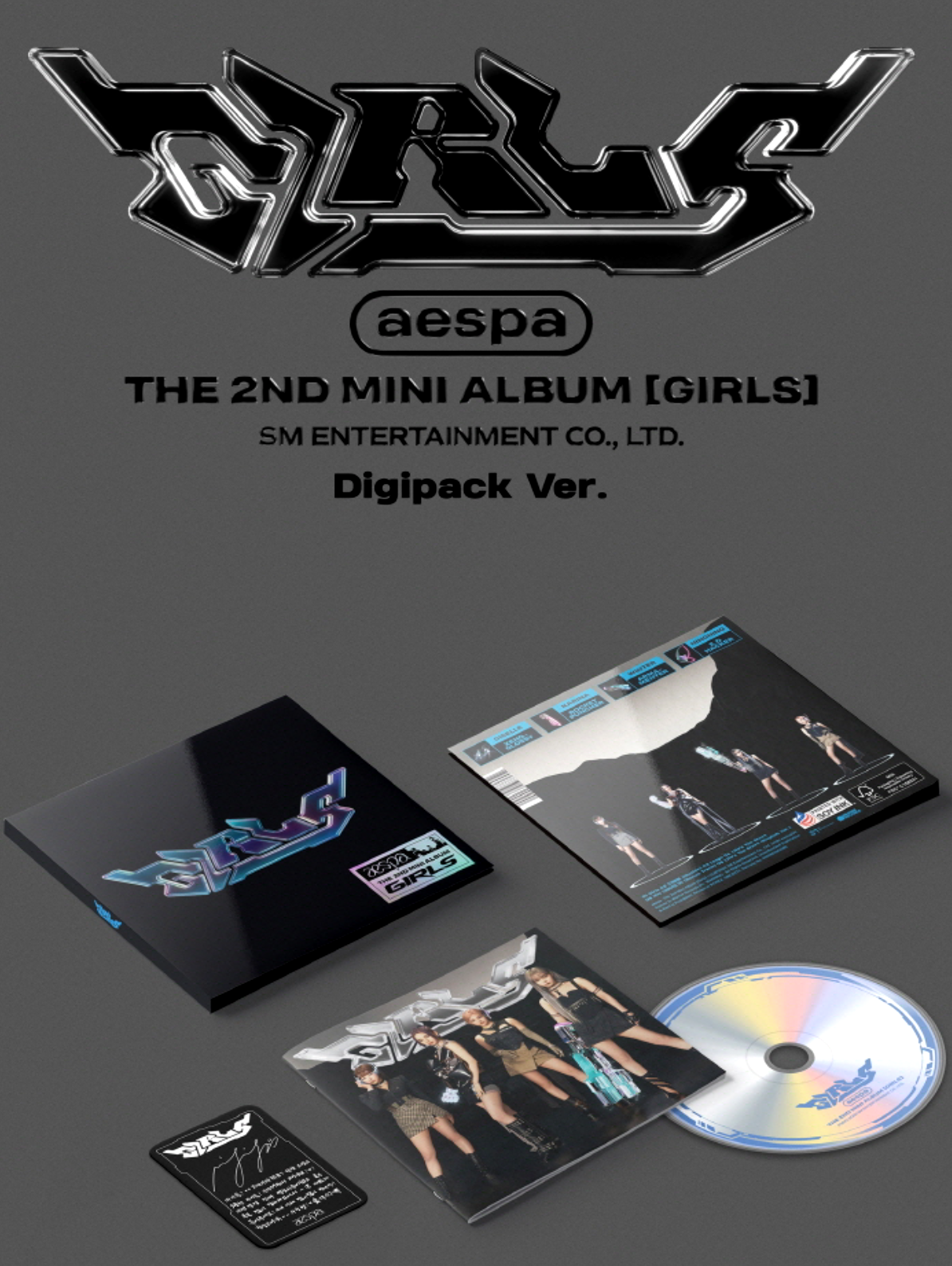 aespa 2nd Mini Album "GIRLS" (Digipack Ver.)