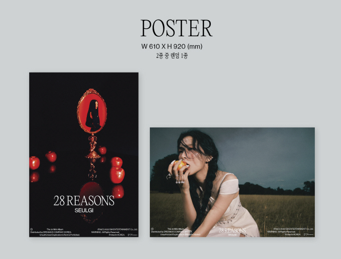 Seulgi (Red Velvet) 1st Mini Album: 28 Reasons [Special Ver.]