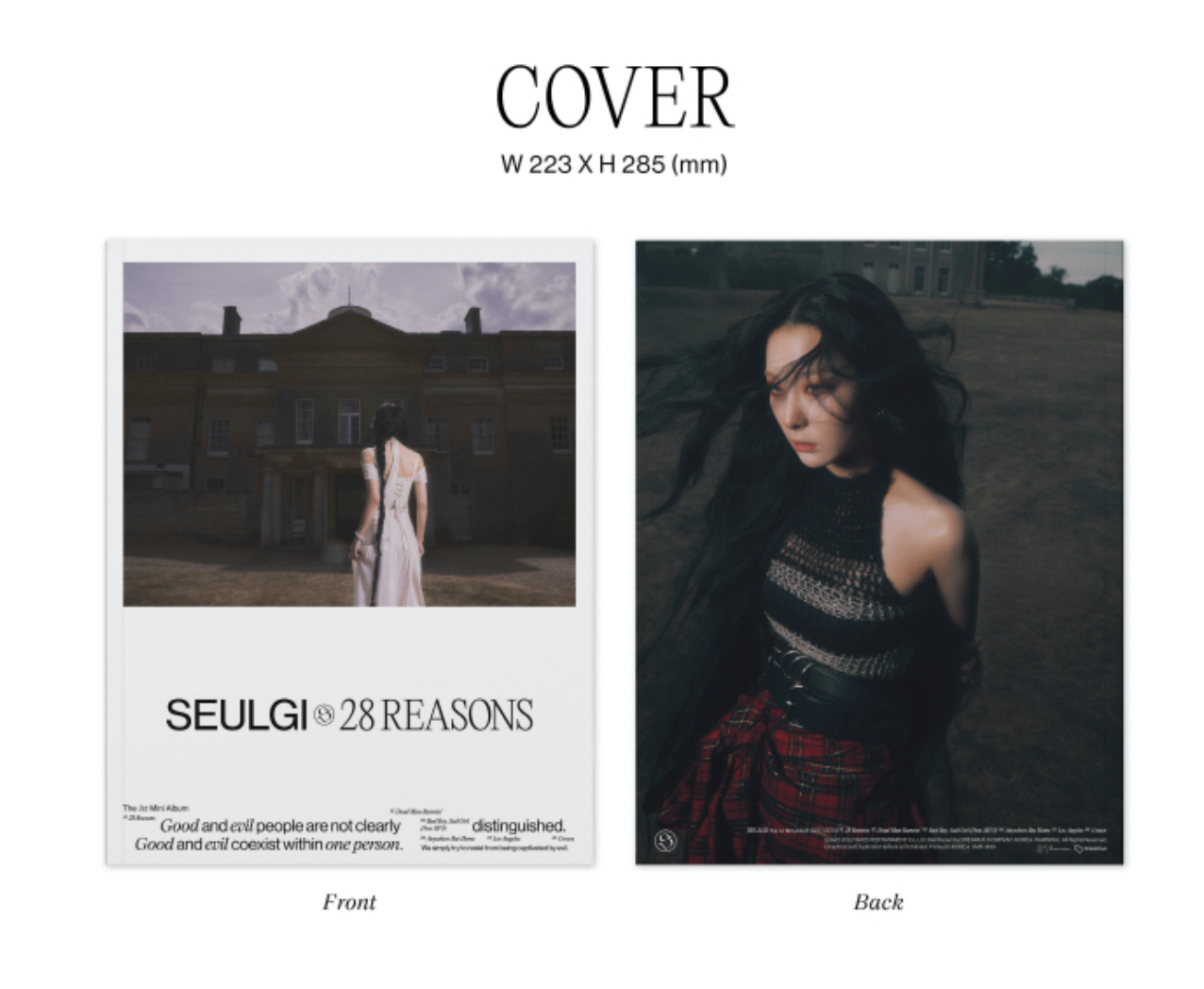 Seulgi (Red Velvet) 1st Mini Album: 28 Reasons [Photo Book Ver.]