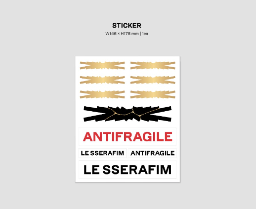 Le Sserafim 2nd Mini Album: Antifragile