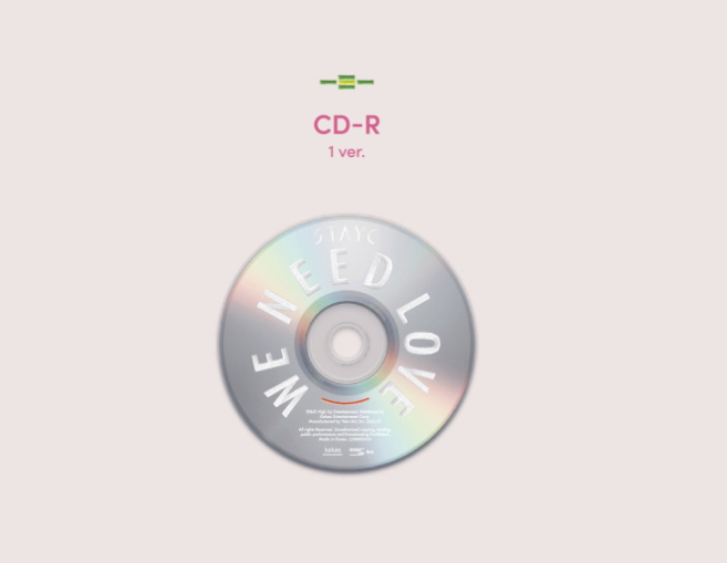STAYC 3rd Single Album: We Need Love [Digipack Ver.]