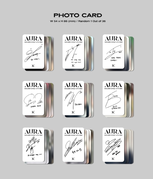 GOLDEN CHILD 6th MINI ALBUM: AURA PHOTOBOOK VER. (LIMITED EDITION)