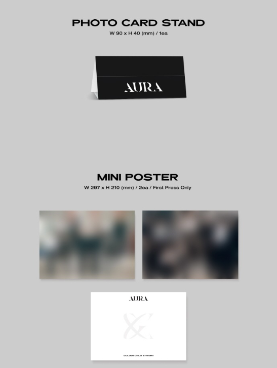 GOLDEN CHILD 6th MINI ALBUM: AURA PHOTOBOOK VER. (LIMITED EDITION)