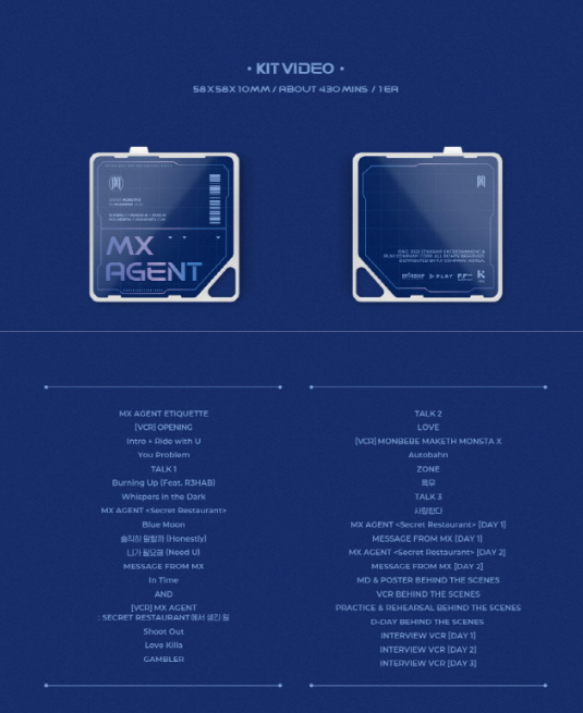 MONSTAX  2022 6TH OFFICIAL FANCLUB MONBEBE FAN-CONCERT [MX AGENT] KIT