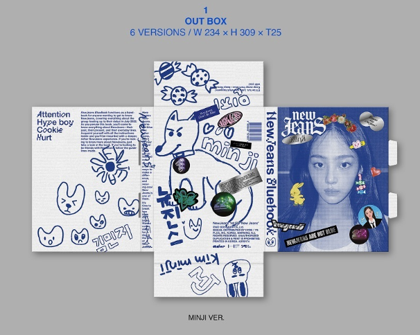 NewJeans 1st EP: New Jeans [Bluebook Ver.]