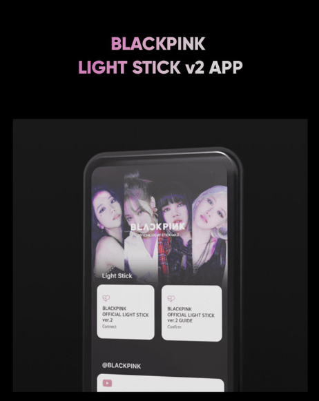 BLACKPINK Offical Light Stick VER2 + Weverse POB