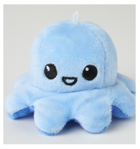 Octopus Doll 10cm Sky Blue - Blue