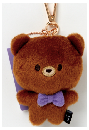 Mini Bag Charm Ribbon Bear