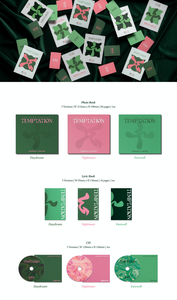 TOMORROW X TOGETHER (TXT) 5th Mini Album "The Name Chapter: Temptation"