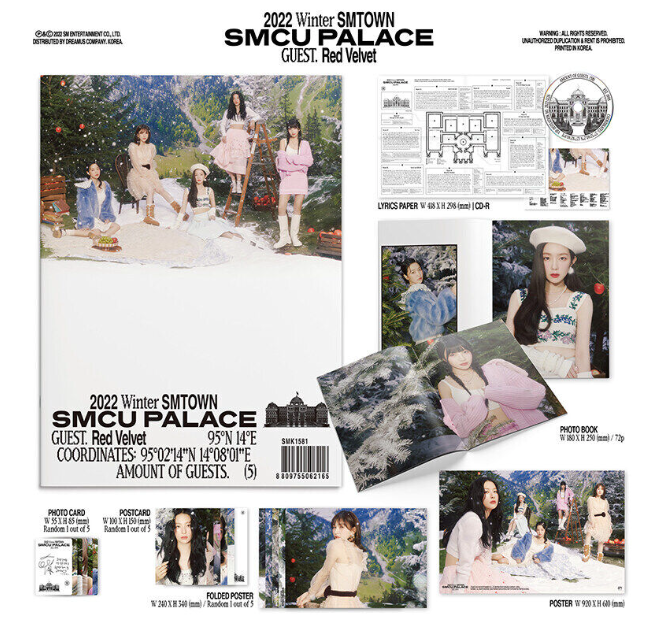 2022 WINTER SMTOWN : SMCU Palace Guest Version Red Velvet