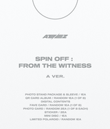 ATEEZ "SPIN OFF : FROM THE WITNESS" (Poca Ver.)