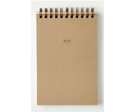 Memo Notebook Grid Craft S