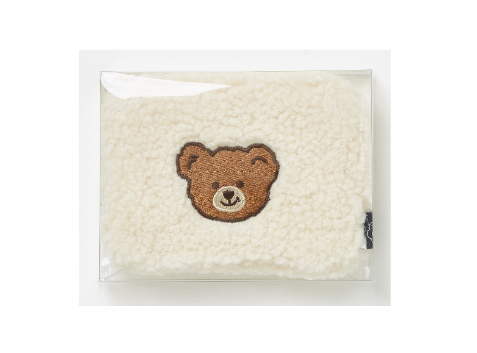 Multi-Use Pouch Fluffy Bear Ivory Mini