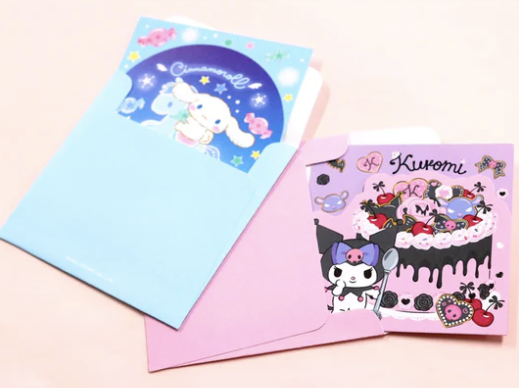 Sanrio Mini Letter Card with Envelope My Melody Rabbit