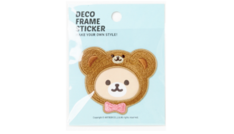 Deco Frame Sticker Bear