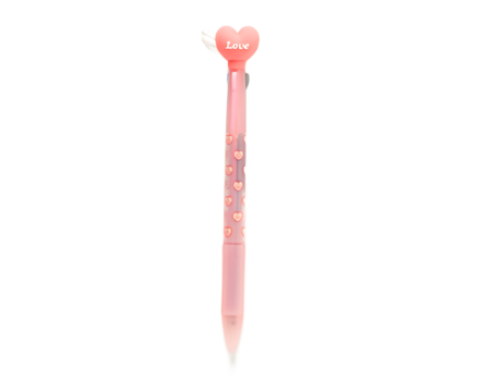 3-Color Pen Heart Pink