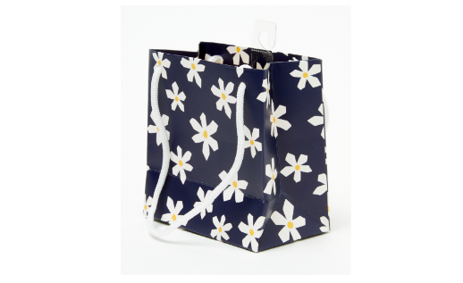 Mini Gift Bag Daisy Navy