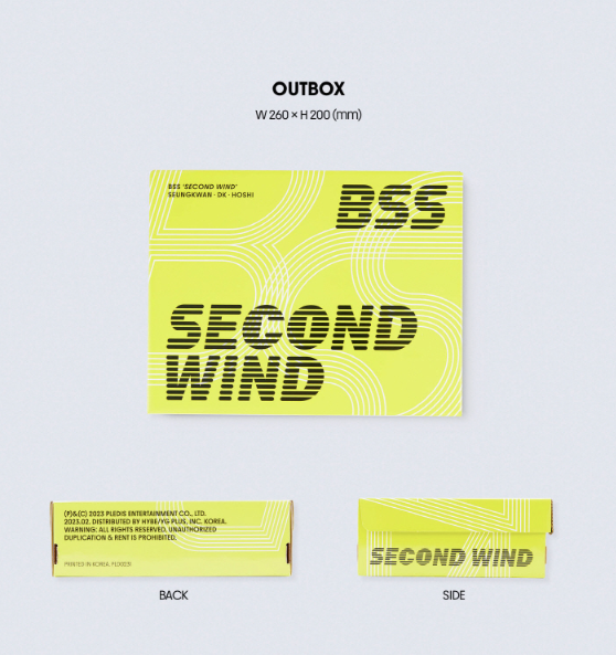 Seventeen BSS 1st Single Album "SECOND WIND" (Special Ver.)