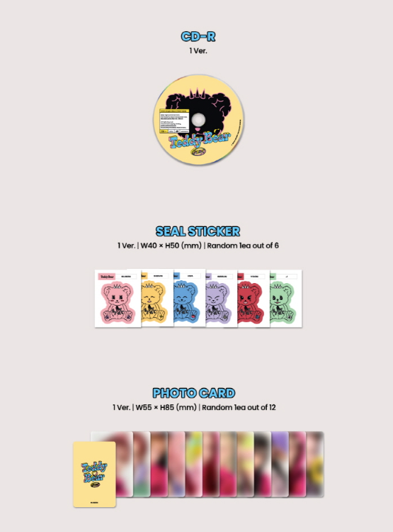 STAYC 4th Single Album: Teddy Bear [Digipack Ver.]