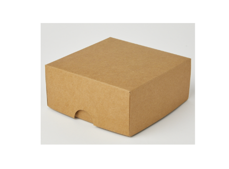Paper Gift Box Square Simple Kraft S
