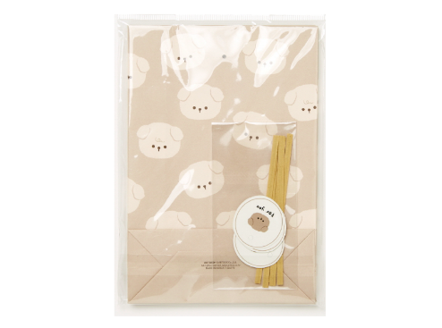 Paper Gift Bag Set Bichon