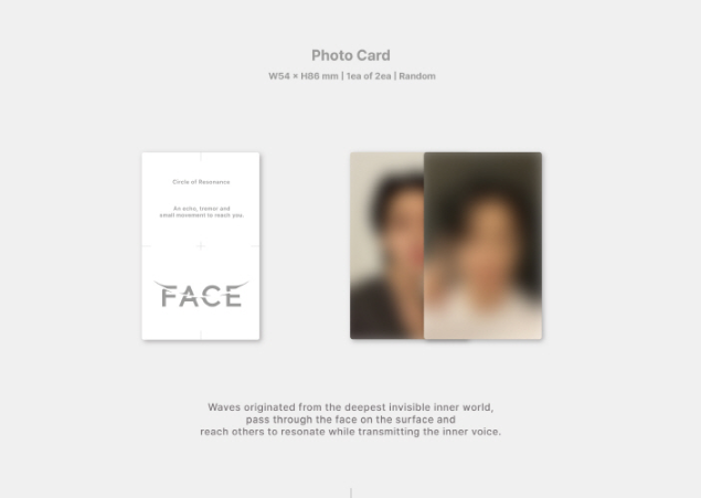 BTS Jimin 1st Album "Face" (Weverse Ver.)