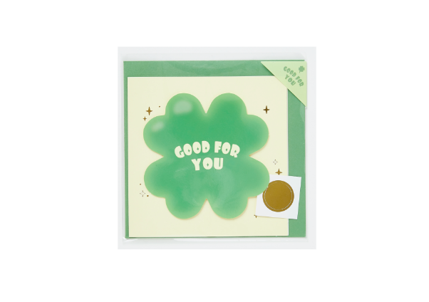 Card 'Good For You' Clover