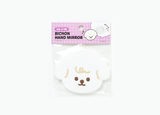 Hand Mirror Silicon Ivory Bichon