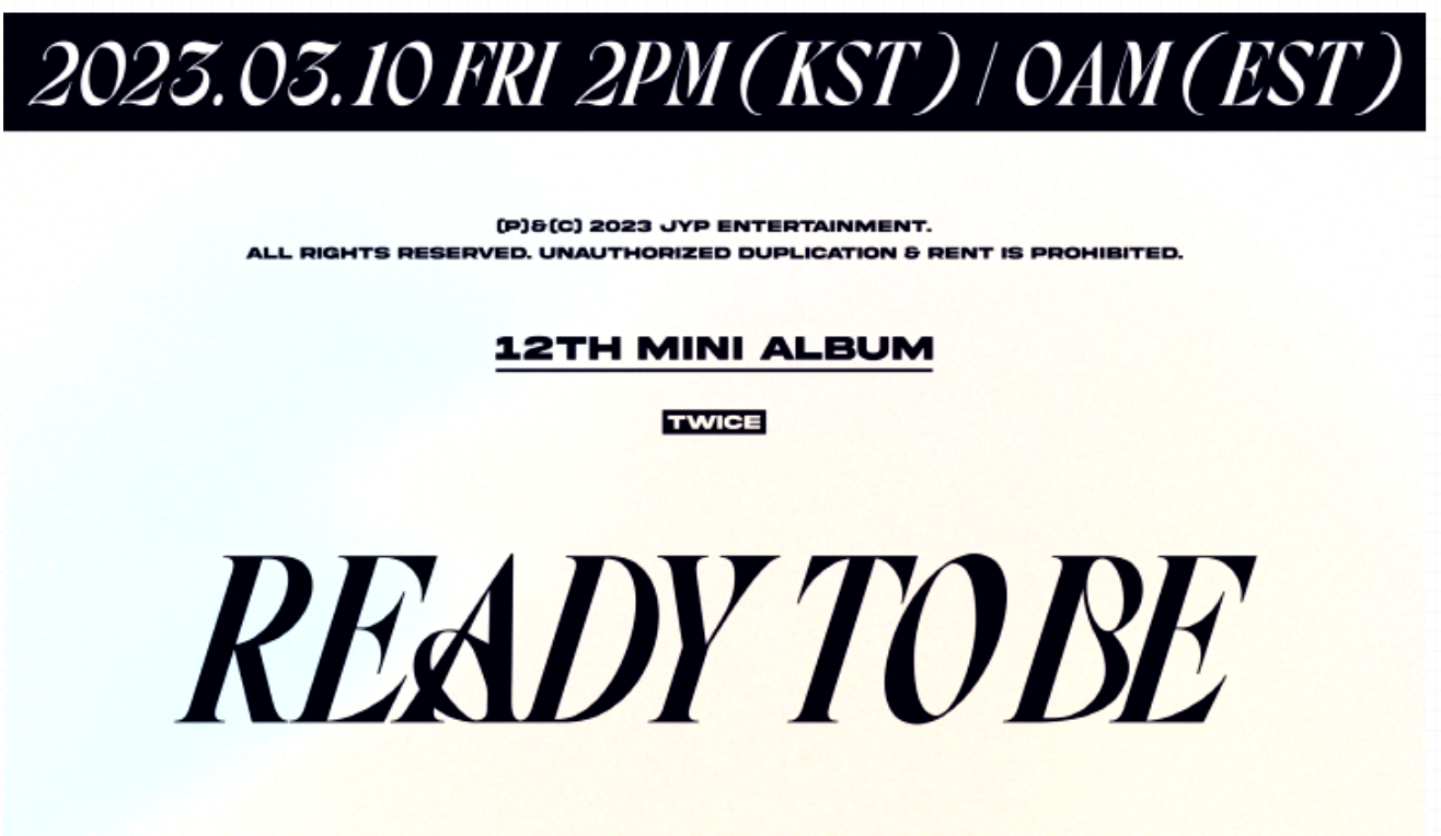 TWICE 12th Mini Album "READY TO BE" (Digipack Ver.)
