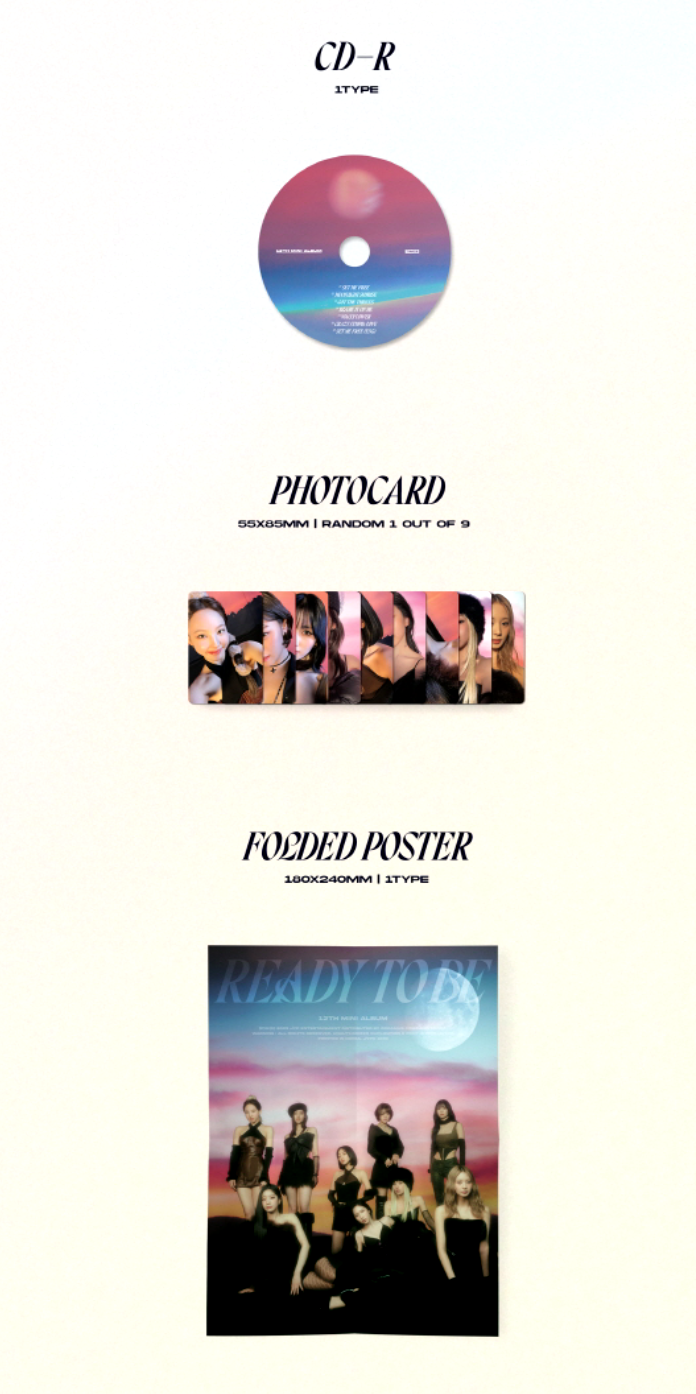 TWICE 12th Mini Album "READY TO BE" (Digipack Ver.)
