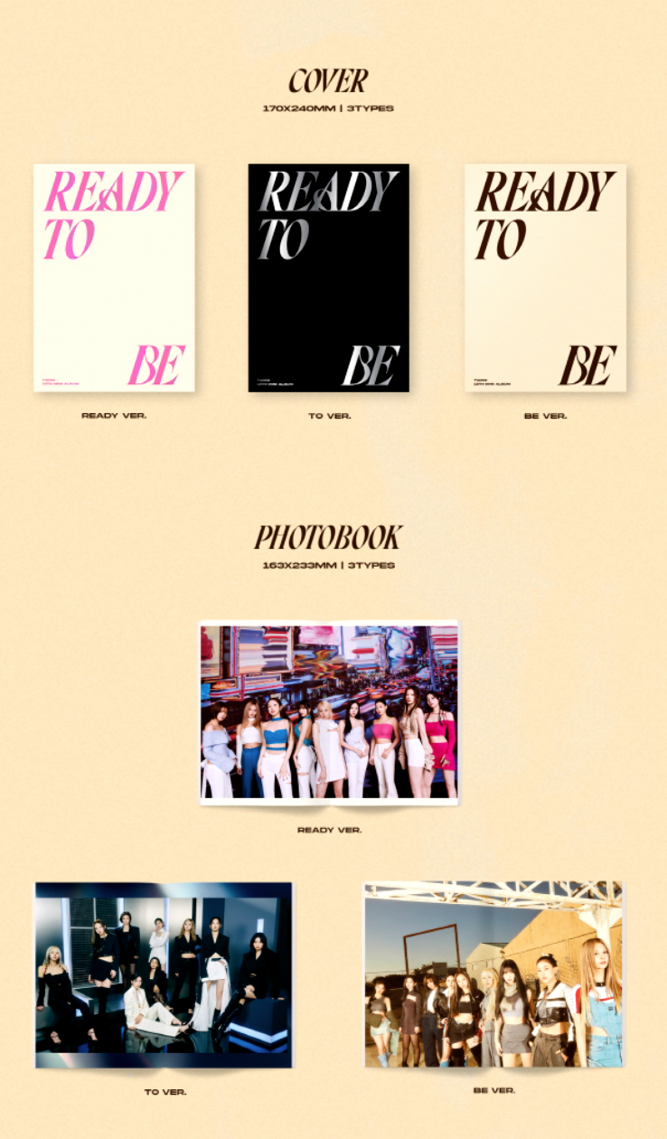 TWICE 12th Mini Album "READY TO BE" (Photobook Ver.)