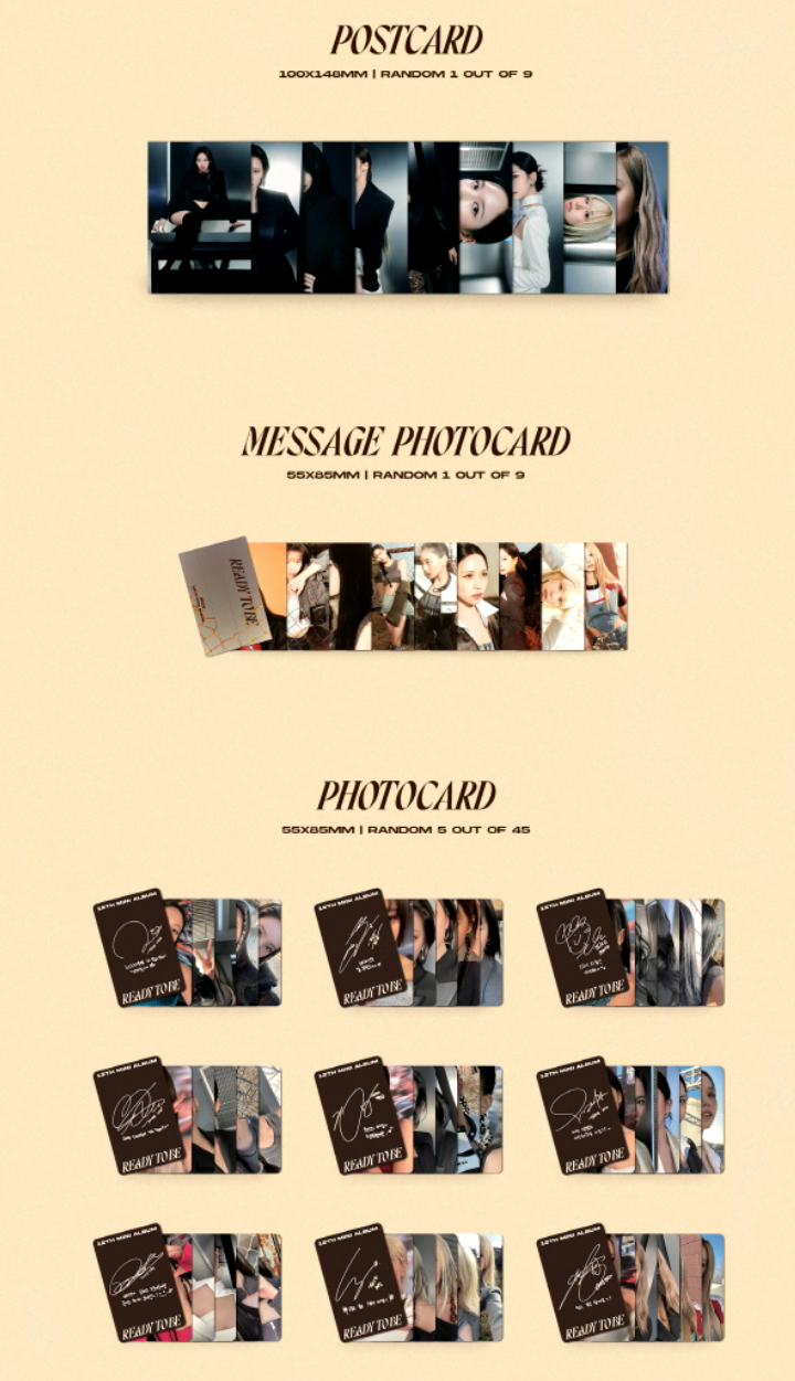 TWICE 12th Mini Album "READY TO BE" (Photobook Ver.)