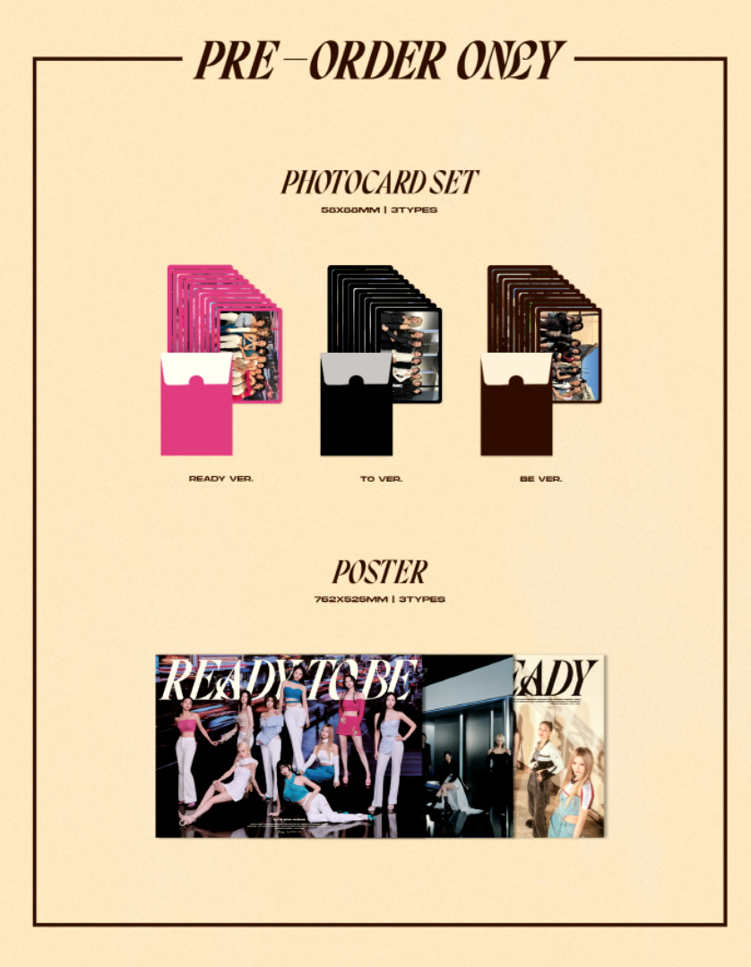 TWICE 12th Mini Album "READY TO BE" (Photobook Ver.)