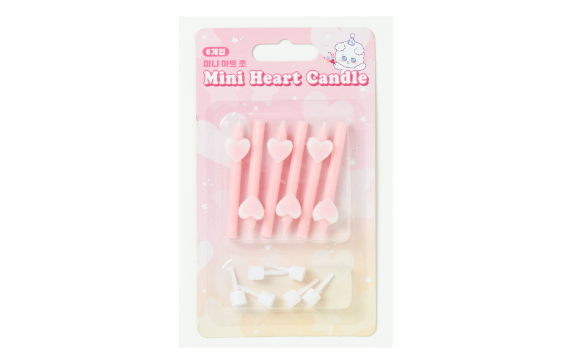 Mini Candle Pink Heart