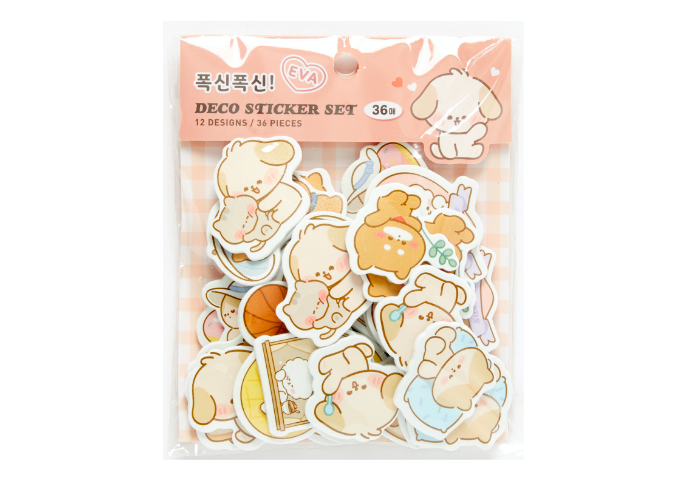 Eva Sticker Set Puppy