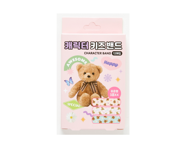 Band Aid Flower Bear 12pcs