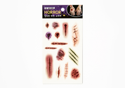 Halloween Tattoo Sticker Scar Version 2