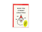 Christmas Card Santa "Ho Ho Ho"