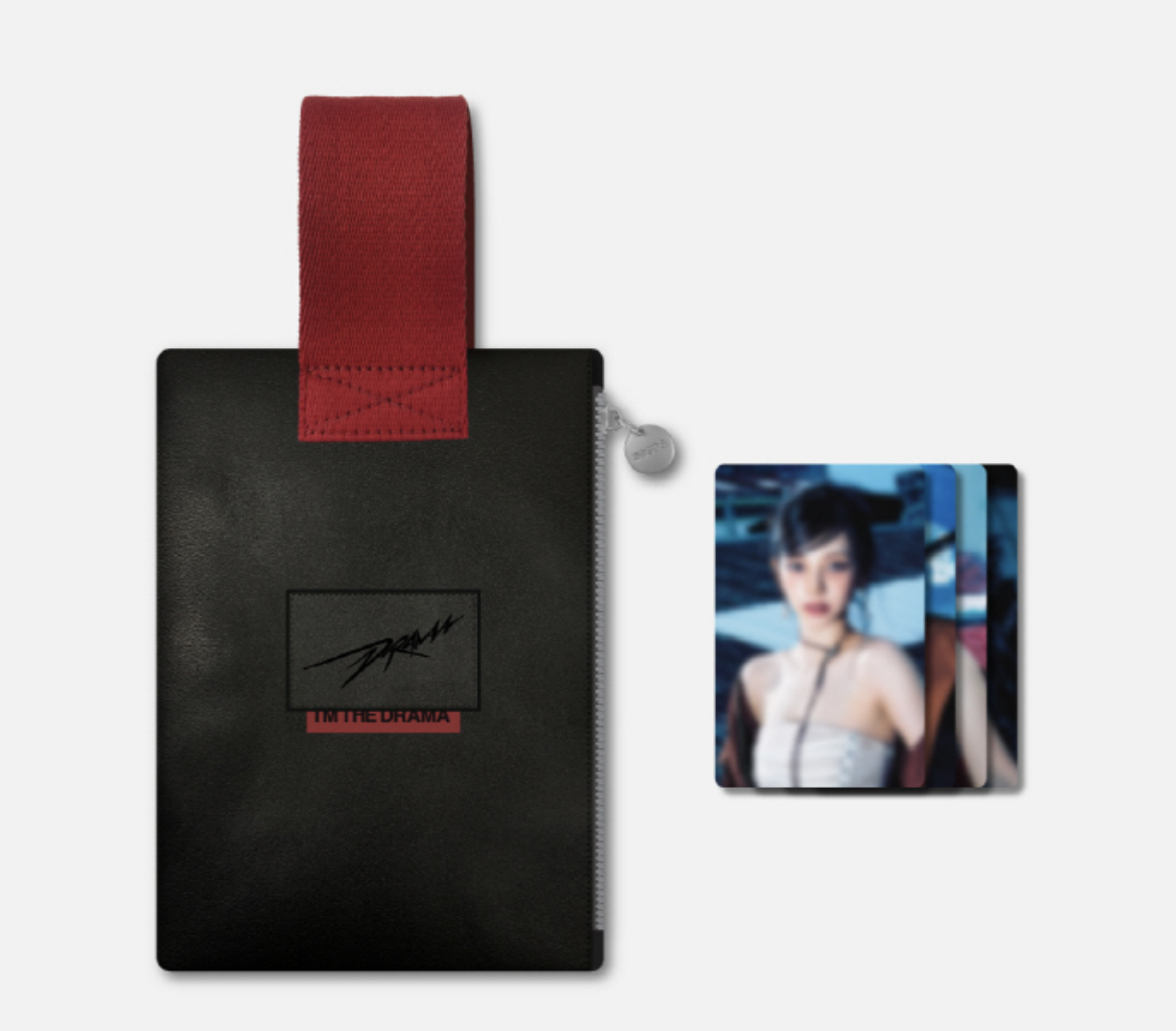 aespa Official MD "Drama" (Black) Strap Pouch