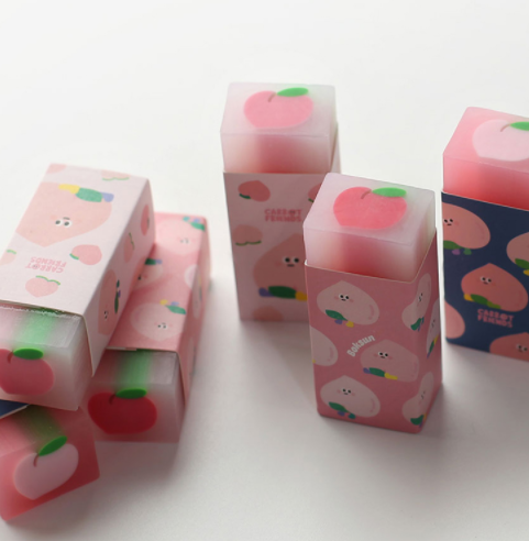 Center Eraser Peach (Random)