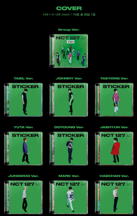 NCT 127 Vol.3: Sticker [Jewel Case Ver.]