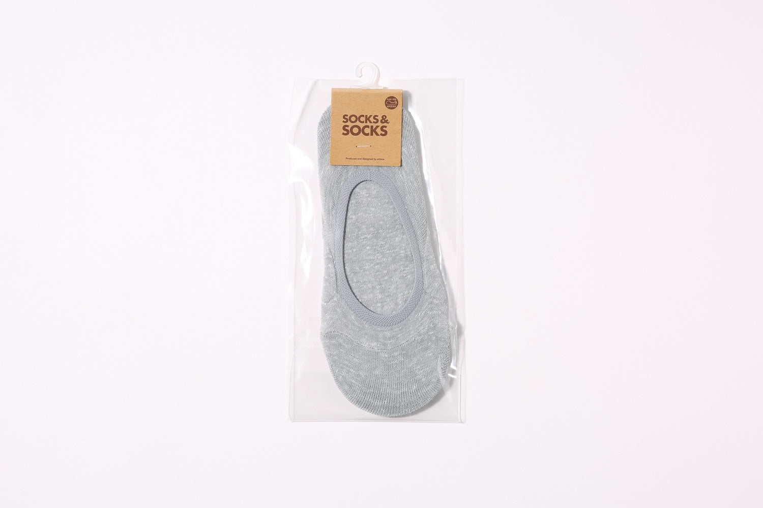 Fake Socks Low Simple Light Grey
