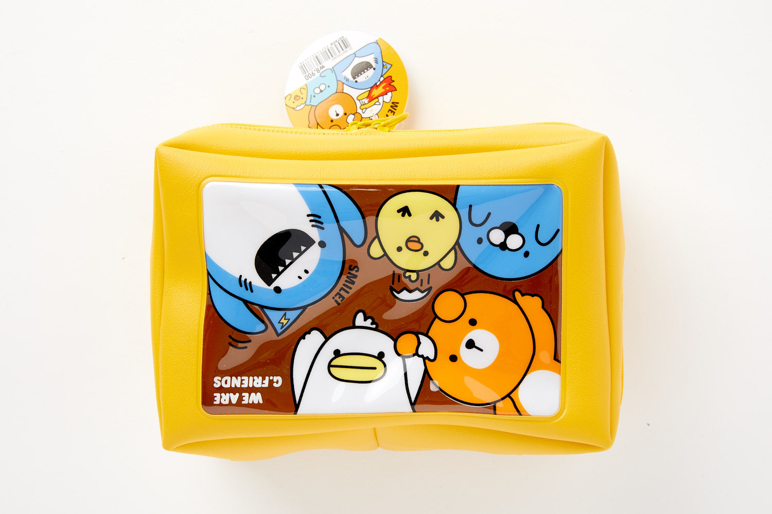 PVC Pouch Galapagos Friends Yellow