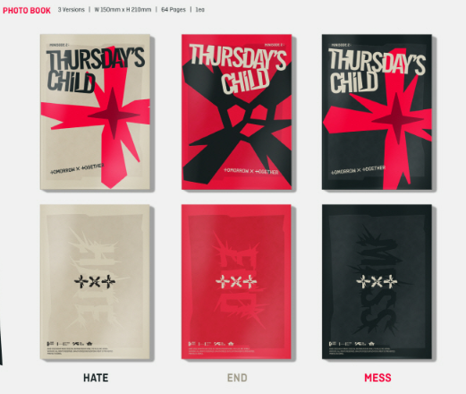 TOMORROW X TOGETHER (TXT) 4th Mini Album "Minisode2 : THURSDAY'S CHILD"