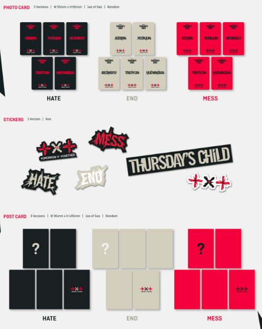 TOMORROW X TOGETHER (TXT) 4th Mini Album "Minisode2 : THURSDAY'S CHILD"