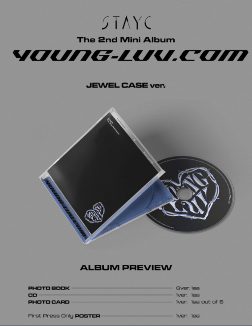STAYC 2nd Mini Album: Young-Luv.com [Jewel Case Ver.]